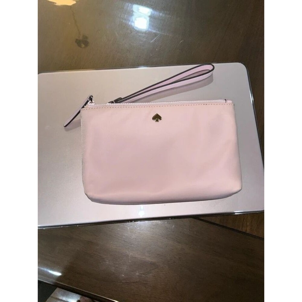 Kate Spade Nylon Pink wristlet wallet